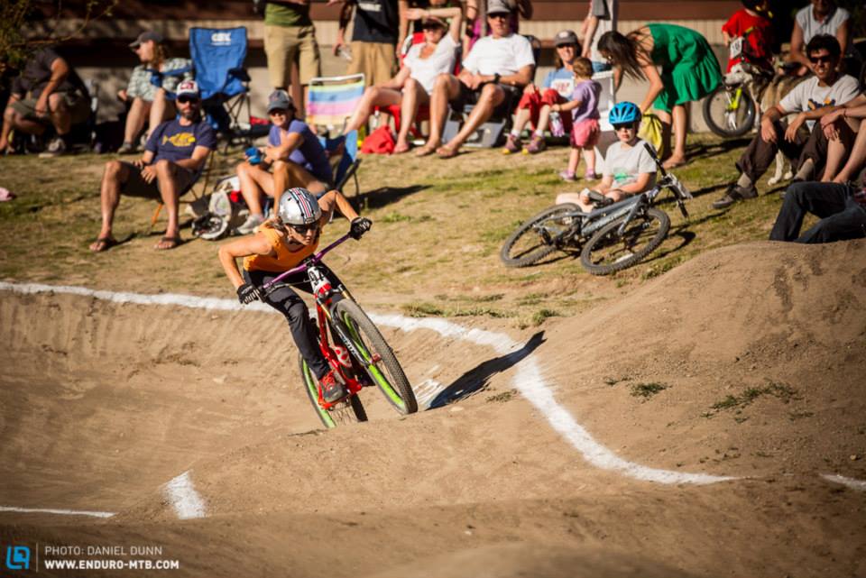 Even the big kids didn't get enough of racing during the Enduro Cup, so they strapped on the helmet again and gave 'er one more time.