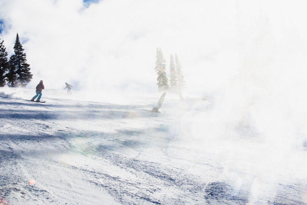 Skiing on Baldy - Sun Valley, ID