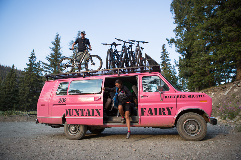 The Mountain Ferry is Sun Valley's purveyor of good rides. As claimed on the door it does take you to magical places. 