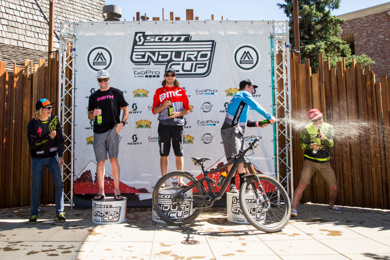 The podium was bathed repeatedly in a shower of Sierra Nevada Pale Ale. Boisterous racers glad to be on the other side of the weekend hosed each other down and prepared for a night on the town. Or in many cases a night at the pumptrack.