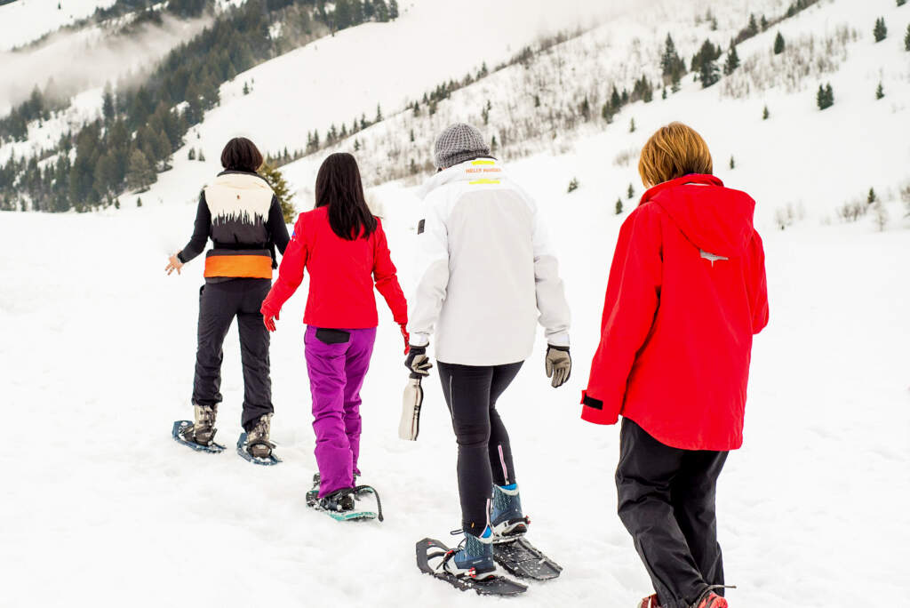 snowshoe during your ladies weekend getaway to Sun Valley