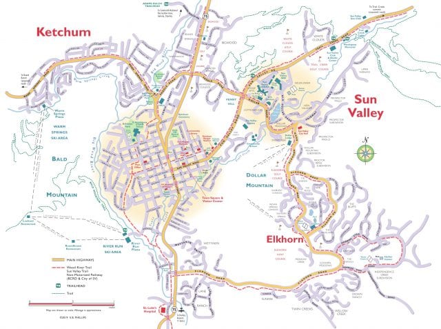 sun valley ketchum elkhorn map