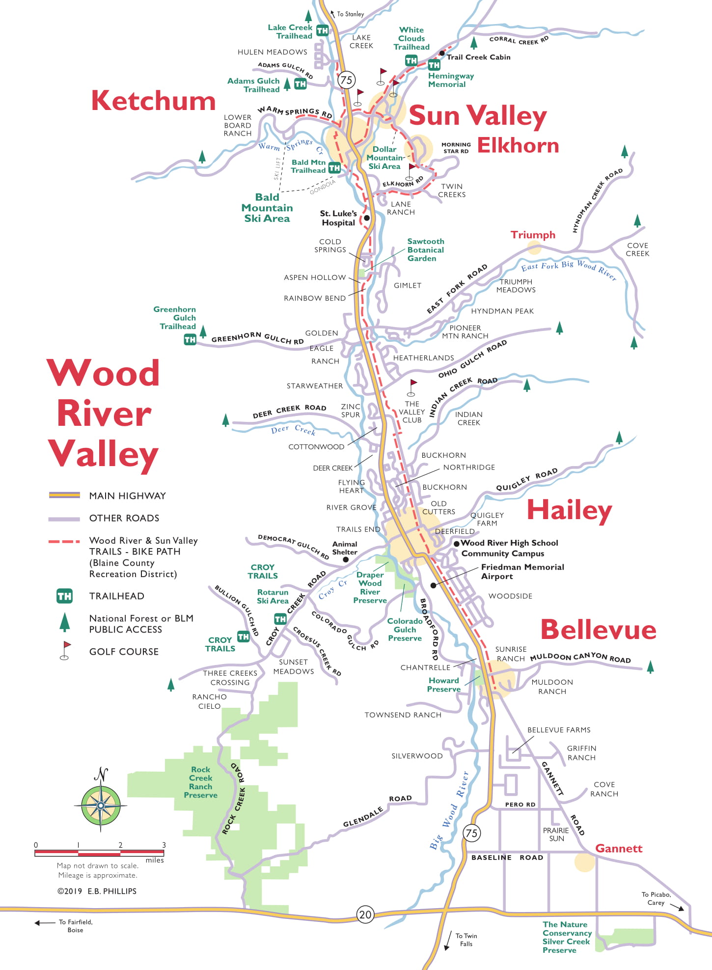 Sun Valley Idaho Trail Map Ketchum - Sun Valley Area Maps | Visit Sun Valley