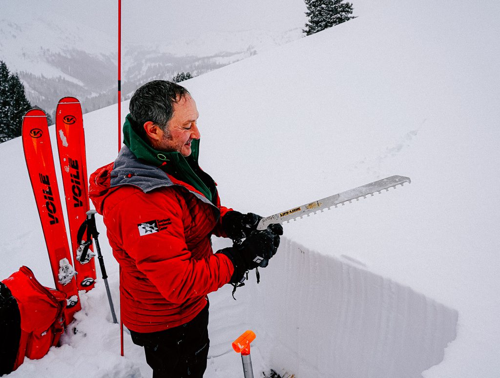 Sawtooth Avalanche Center testing the Sun Valley Snowpack