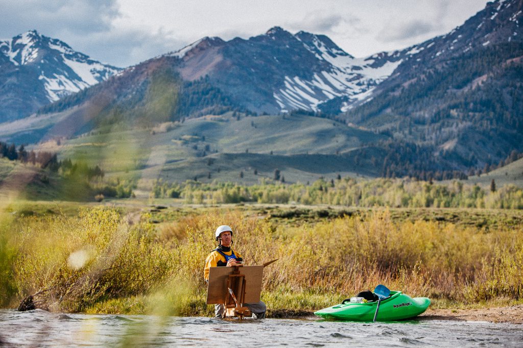 Self Isolation Inspiration - Painting in Sun Valley