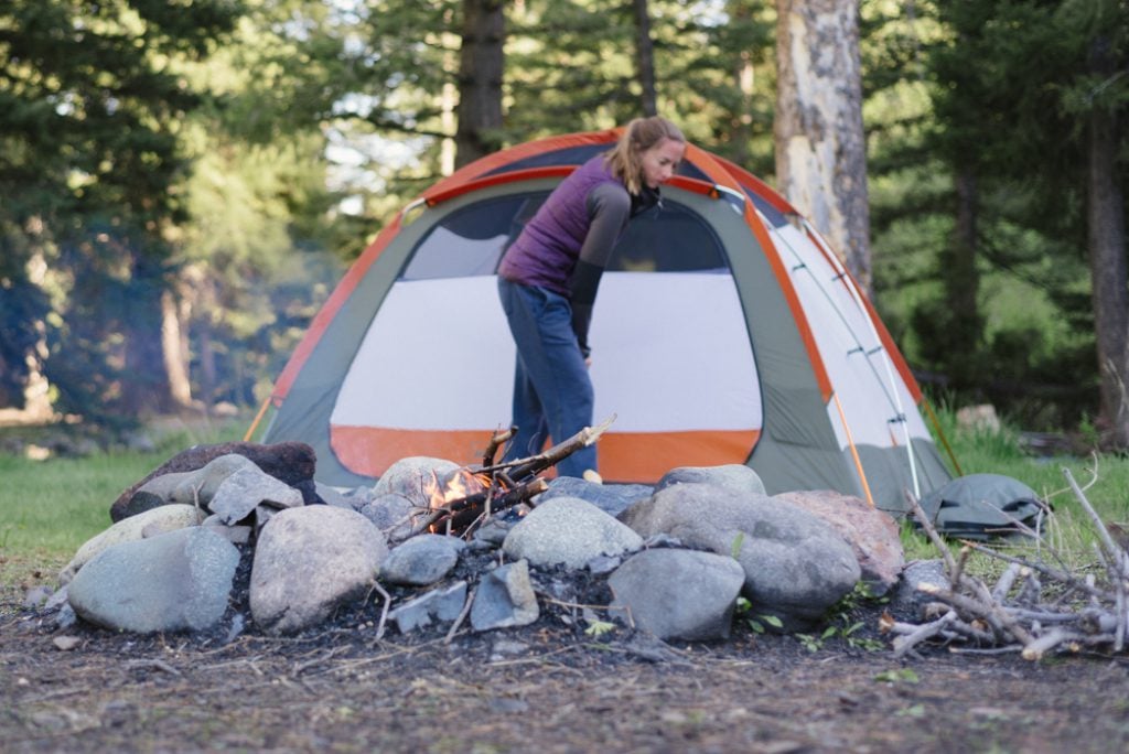 Before you go Campfire and Tent