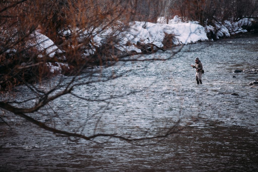 Winter Fly Fishing in Sun Valley, Idaho