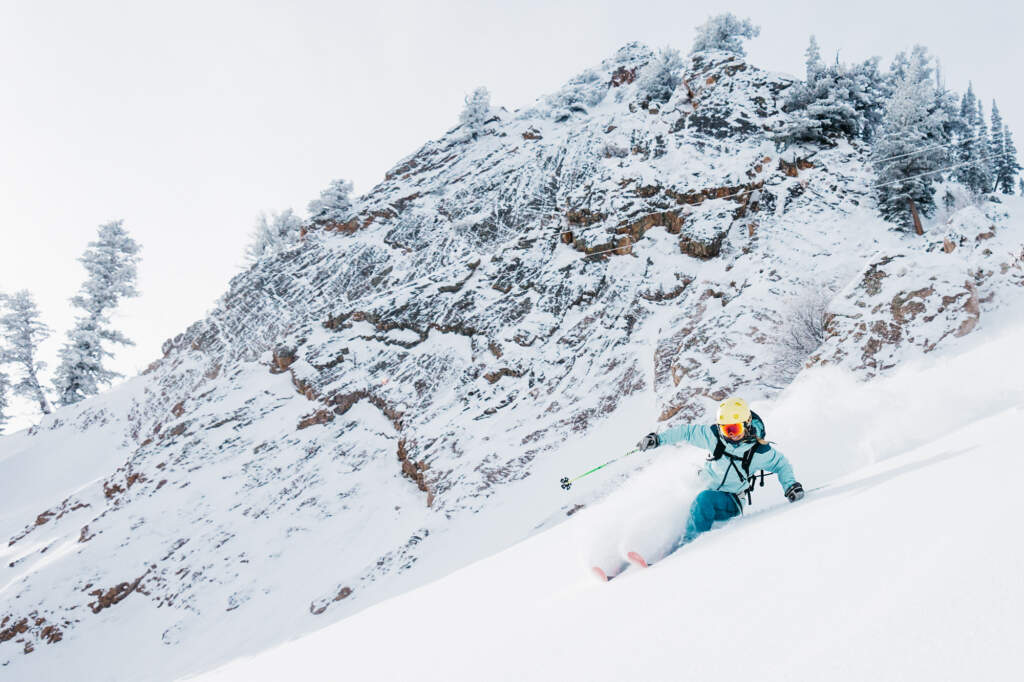 Snowbasin Skier