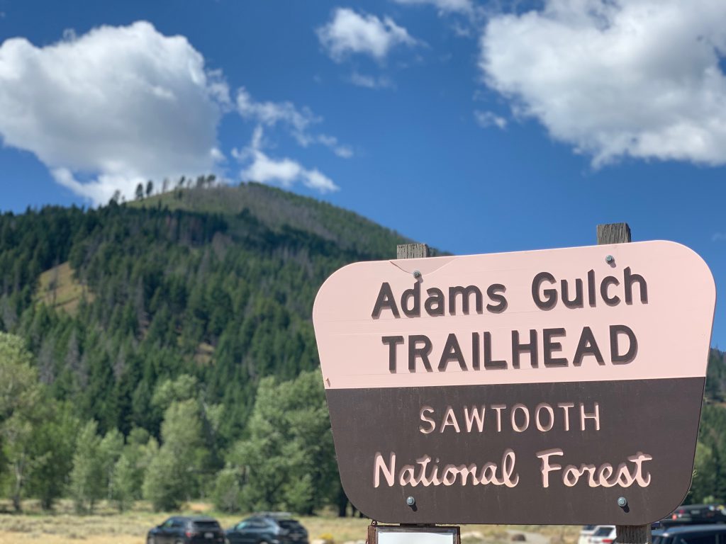 Adams gulch Trailhead