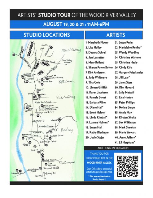 Artists' Studio Tour @ Studios in Ketchum, Hailey and Bellevue