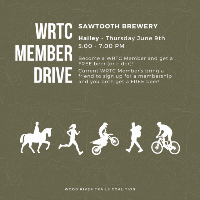 Wood River Trails Coalition Hailey Member Drive @ Sawtooth Brewery in Hailey | Hailey | Idaho | United States