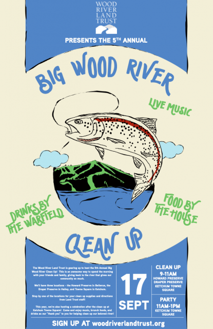 Big Wood River Clean Up @ Various locations