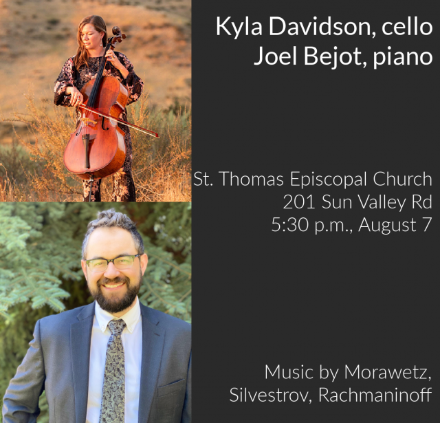 Cello recital @ St. Thomas Episcopal Church | Sun Valley | Idaho | United States